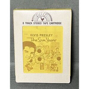 ELVIS PRESLEY INTERVIEWS AND MEMORIES OF THE SUN YEARS STEREO 8 TRACK TAPE